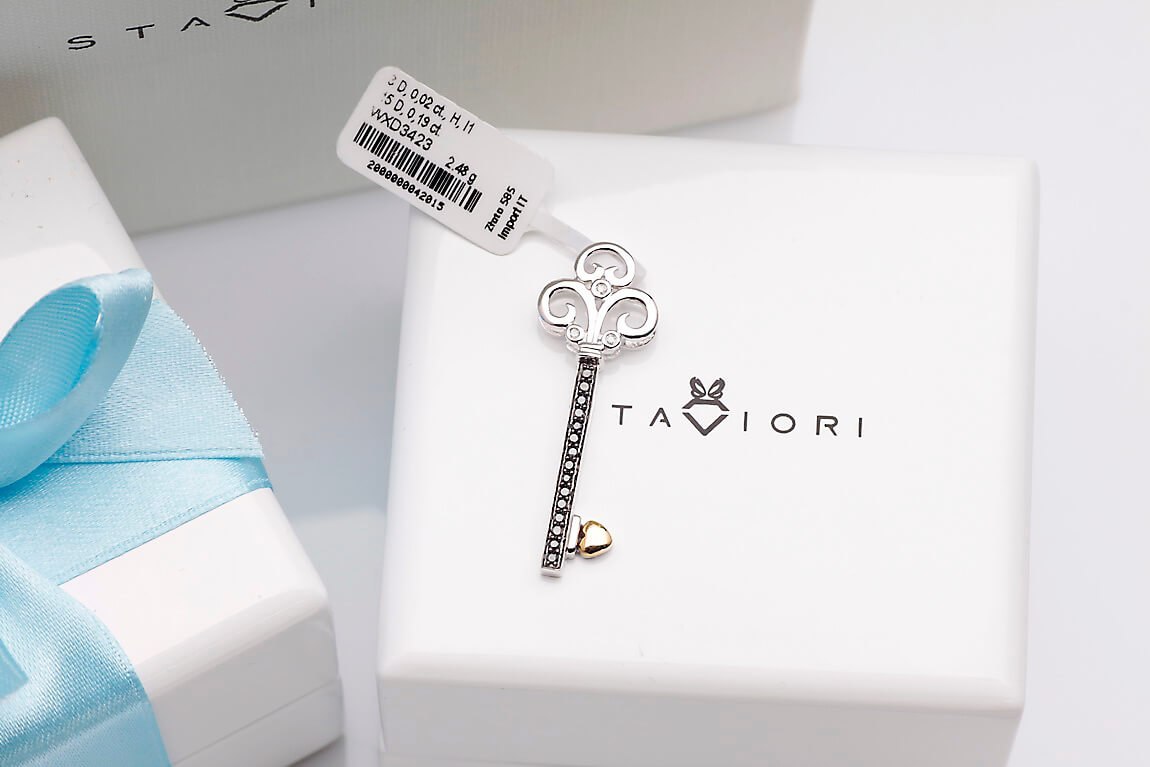 Emaga Złoty wisiorek WXD3423 - Diament